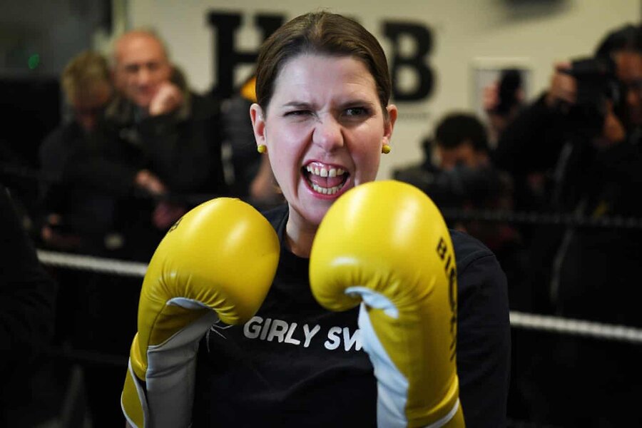 عکس روز: آماده برای مبارزه Jo Swinson