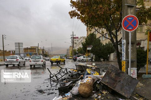 تخریب اموال عمومی در شیراز