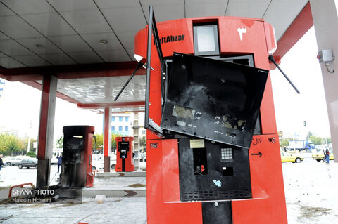 تصاویر رسمی وزارت نفت وضعیت پمپ بنزین‌های اطرف تهران پس از اعتراضات بنزینی