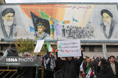 گزارش تصویری راهپیماییی مردم تهران