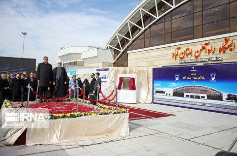 افتتاح خط آهن ميانه -بستان آباد