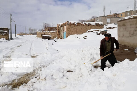 چهره زمستانی روستاهای تکاب در آخرین ماه پاییز