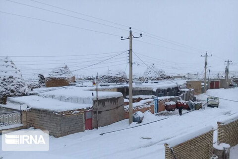 چهره زمستانی روستاهای تکاب در آخرین ماه پاییز