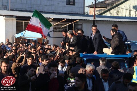 سفر استانی احمدی نژاد | روستای مزداکتی