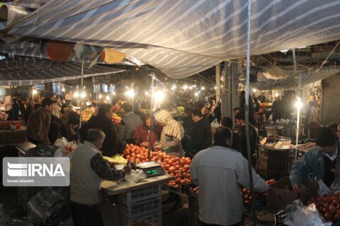 بازار شب یلدای ایلام