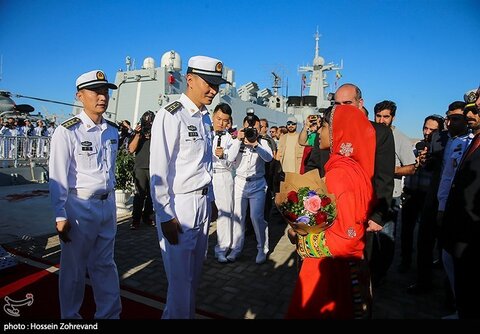 استقبال ایرانی از نظامیان چینی و روسی
