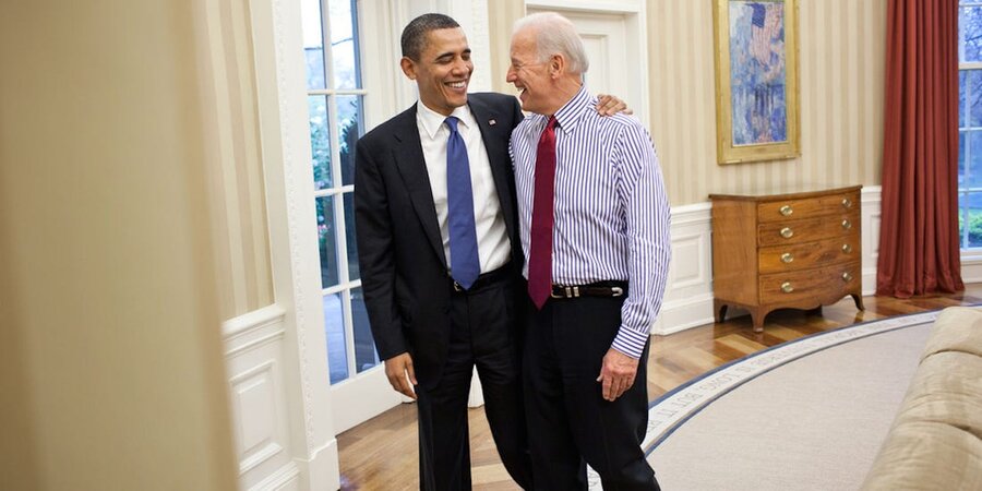 باراک اوباما و جو بایدن