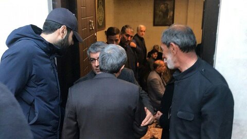 حضور محمود احمدی‌نژاد در منزل سپهبد شهید حاج قاسم سلیمانی