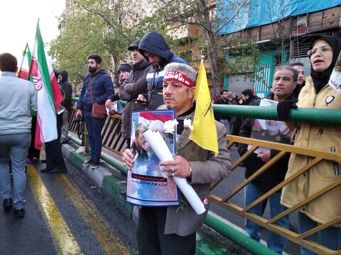 تشییع پیکر شهید سلیمانی در خیابان انقلاب