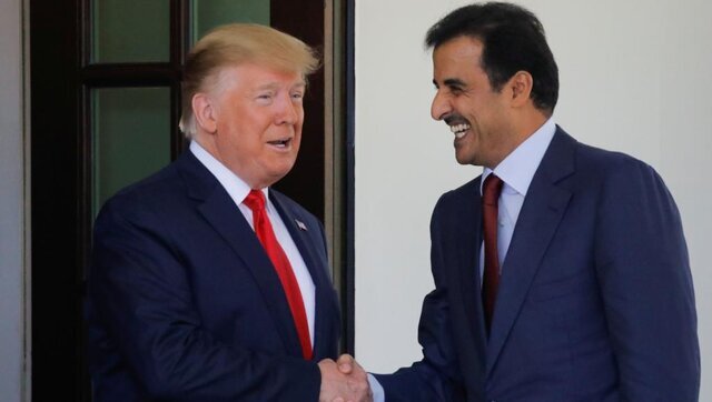 ترامپ - امیر قطر