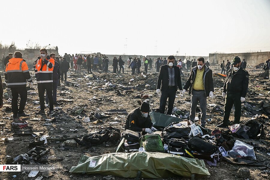 سقوط هواپیمای اوکراینی حوالی فرودگاه امام خمینی(ره)