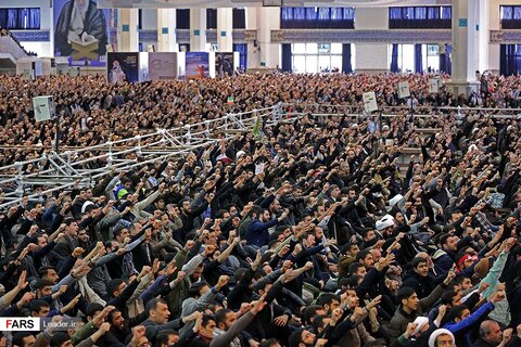 تصاویر حضور پر شور مردم در نماز جمعه امروز به امامت مقام معظم رهبری