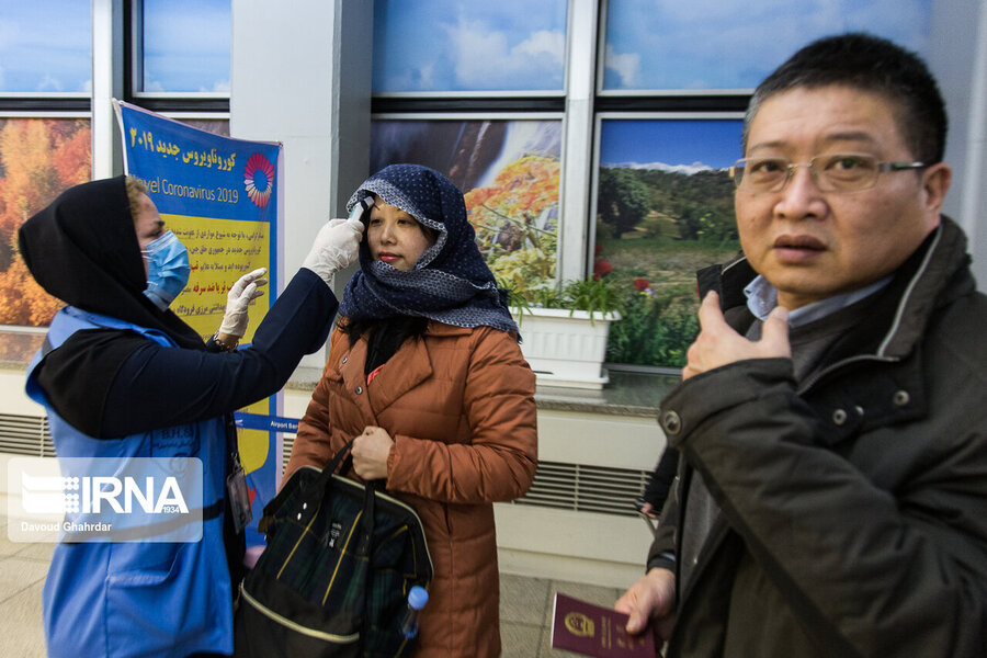 پالایش مسافران چینی در فرودگاه امام