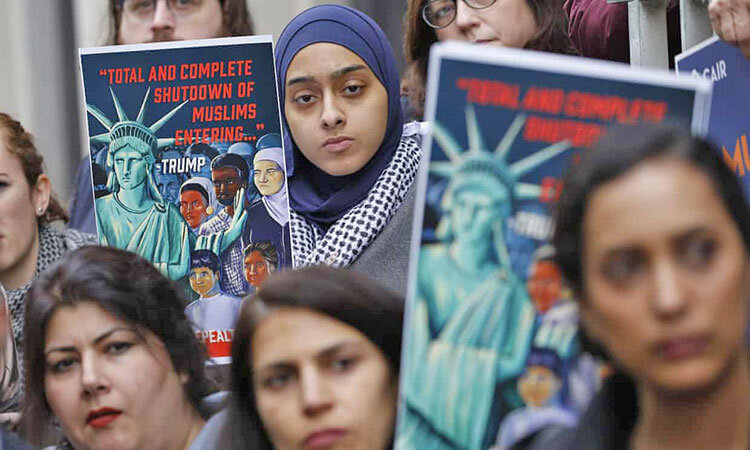 اعتراض مسلمانان به سياست منع مهاجرتي ترامپ