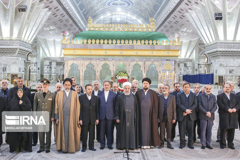 تصاویر | حاشیه و متن تجدید میثاق هیات دولت با آرمان‌های امام راحل