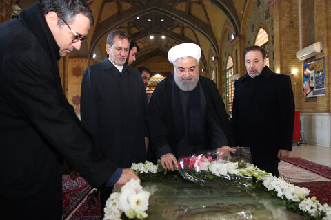 تصاویر | حاشیه و متن تجدید میثاق هیات دولت با آرمان‌های امام راحل