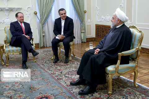 تصاویر دیدار وزیر خارجه اتریش با روحانی