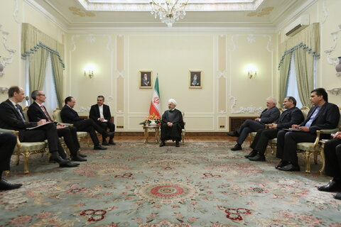 تصاویر دیدار وزیر خارجه اتریش با روحانی