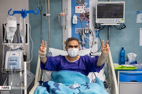 حال و هوای بخش کرونایی‌ها در بیمارستان امام خمینی