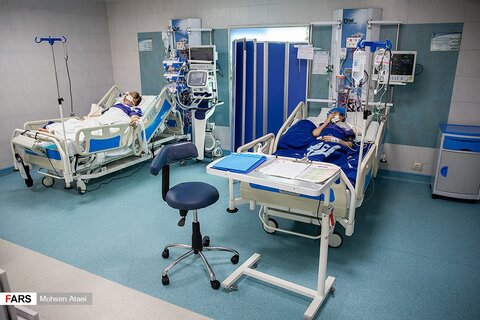 حال و هوای بخش کرونایی‌ها در بیمارستان امام خمینی