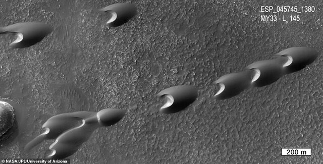 تصاویر متحرک حیرت انگیز از مریخ