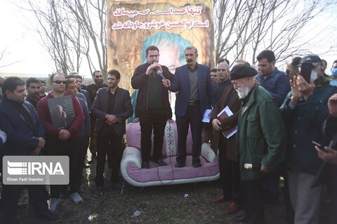 مراسم تشییع ابوالحسن خوشرو