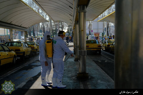 ضدعفوني ايستگاه‌هاي تاكسي و اتوبوس تهران