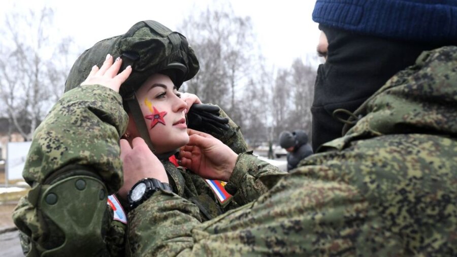 دختر شایسته/ ارتش روسیه