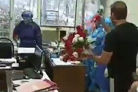 فیلم | قدردانی از کادر پزشکی بدون شعار بدون نمایش