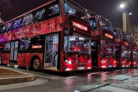 فیلم |‌ ضدعفونی اتوبوس‌ها به کمک اشعه ماوراء بنفش