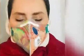 فیلم | اجرای هنری، نگاهی دیگر به کرونا، ماسک و فردا