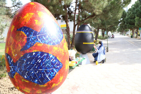 جشنواره تخم مرغ های رنگی منطقه۱۳