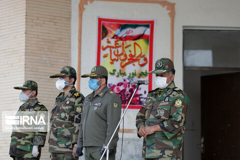 تصاویر رزمایش ارتش در مشهد برای مبارزه با شیوع کرونا