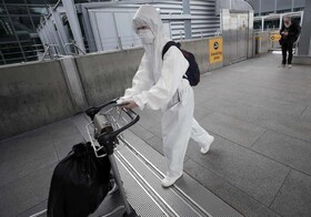 عکس روز| مسافر زمانه کرونا