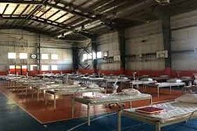 آماده باش در مشهد؛ سوله‌های کرونا برپا شدند