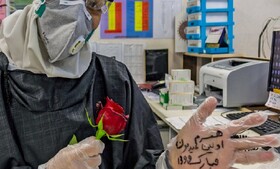 تصاویر | لحظات متفاوت پرستاران بر بالین کرونایی‌ها در شب عید