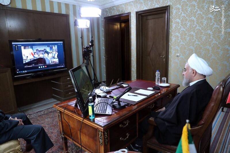 حسن روحانی - ویدئوکنفرانس