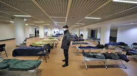 عکس | میزبانی کاخ جشنواره کن از بی‌پناهان در دوران قرنطینه کرونا