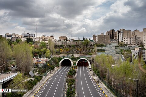 تصاویر خیابان‌های خلوت تهران