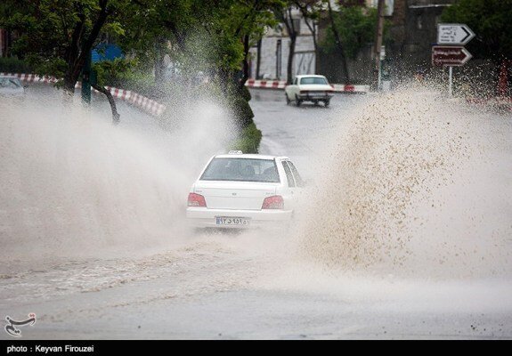 بارش باران در كردستان