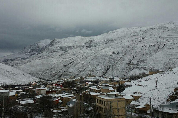 برف و سرما در زنجان