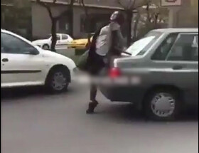 دختر جنجالی خیابان اندرزگوی تهران دستگیر شد