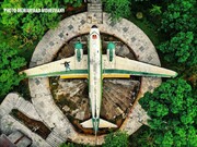 عکس | هواپیمای آمریکایی وسط شهر تهران | داکوتای خفته در فرح‌آباد