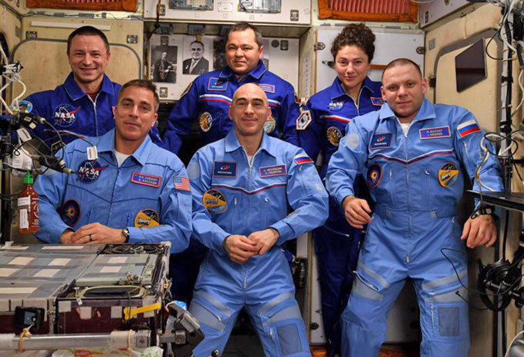 فضانوردان در ايستگاه فضايي بين‌المللي