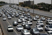 چند خودرو از تهران خارج شدند؟ | افزایش تردد خودروها در محورهای استان نسبت به ۳ سال گذشته
