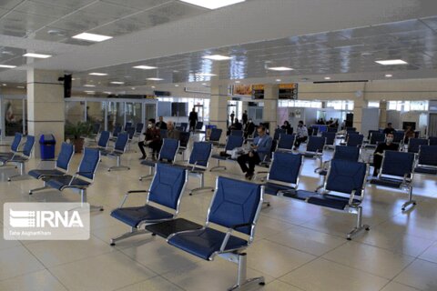 فاصله‌گذاری اجتماعی در فرودگاه ارومیه