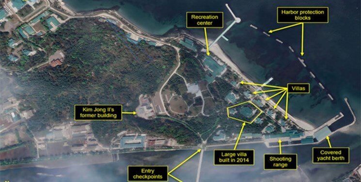 تصاویر ماهواره‌ای - رهبر کره شمالی - منطقه «ونسان»
