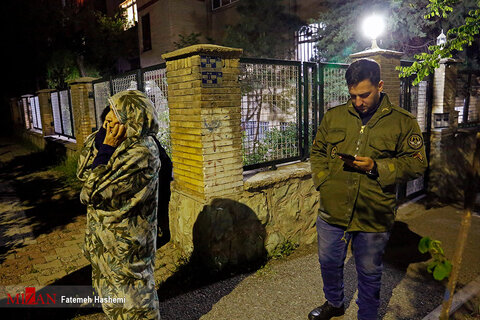 تصاویر جدید از تهران پس از زلزله ۵.۲ ریشتری