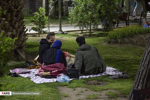 تهرانی‌ها پس از زلزله‌ی ۵.۱ ریشتری
