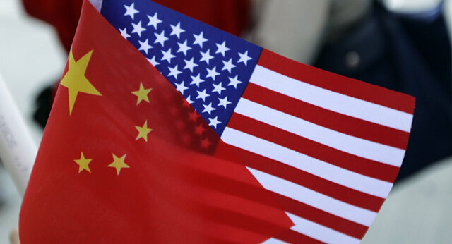 آمریکا و چین - پرچم